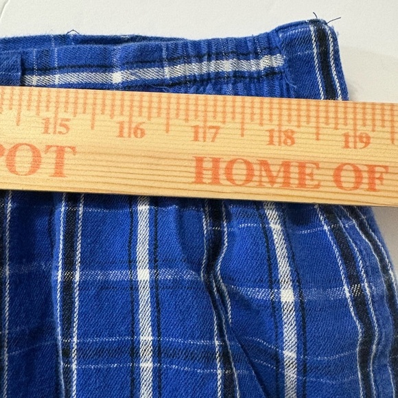 Men’s Blue Plaid Golf Knickers Pants with Green Cuffs. Comfort Elastic Sides. - Picture 5 of 12